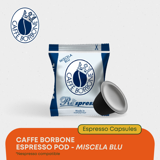 Caffe Borbone Miscela Blu Respresso Nespresso Capsules (50 pc)