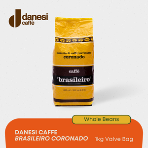 Danesi Brasileiro Coronado Whole Beans Valve Bag (1kg)