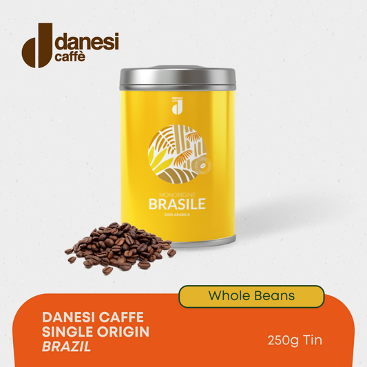 Danesi Single Origin Brazil  Whole Beans Tin (250g)