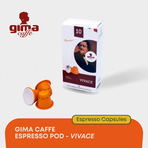 Gima Caffe Vivace Nespresso Pods (10 pc)