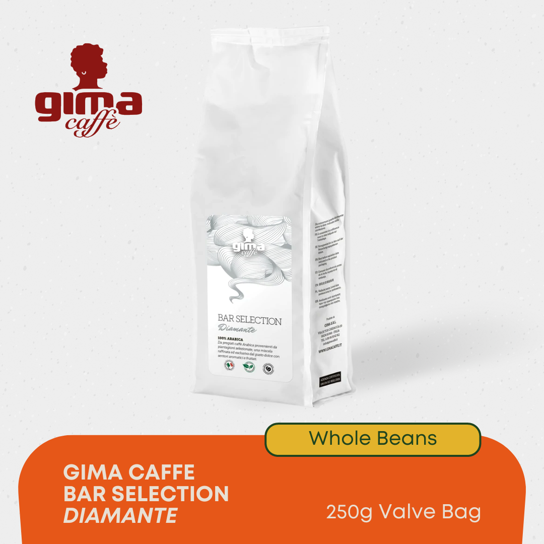 Gima Caffe Bar Selection Diamante 100% Arabica Whole Beans (250g)