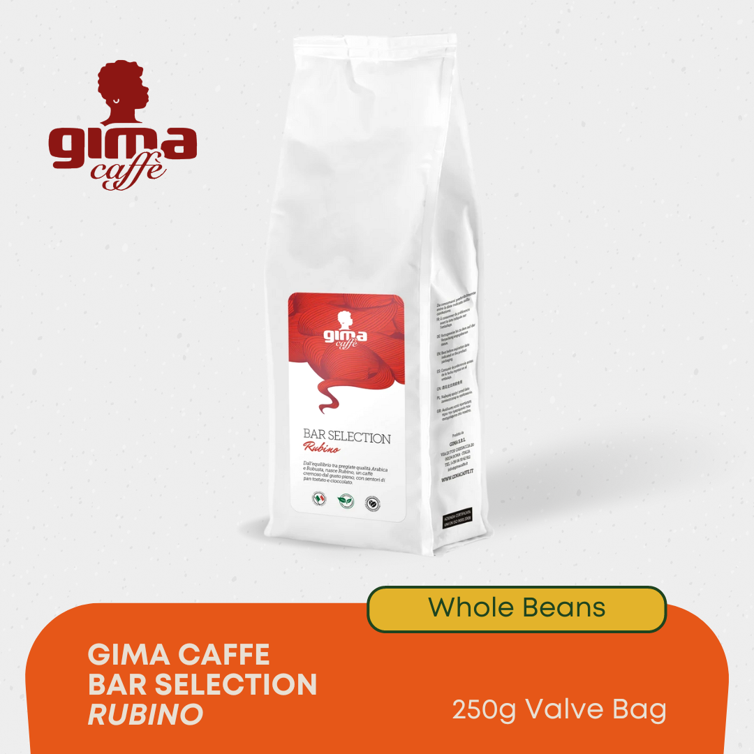 Gima Caffe Bar Selection Rubino Whole Beans (250g)